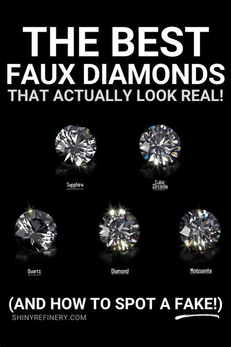 how realistic are fake diamonds
